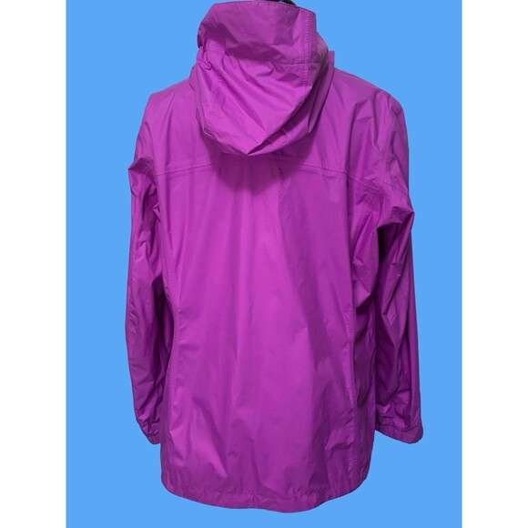 Columbia Women’s Purple Arcadia II Raincoat With Hood Size Large - Picture 2 of 9